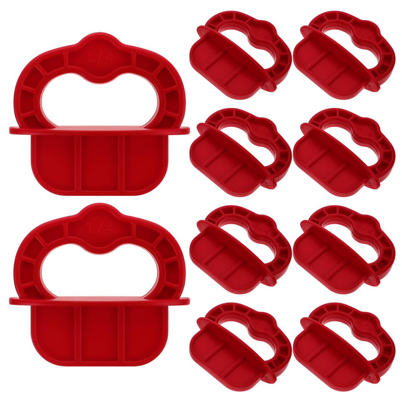 WOONEKY 12Pcs Deck Spacers Decking Board Spacer Rings Decking Alignment Tool Board Jig and Spacing Tool for Pressure Treated Lumber Composite Pvc Plank