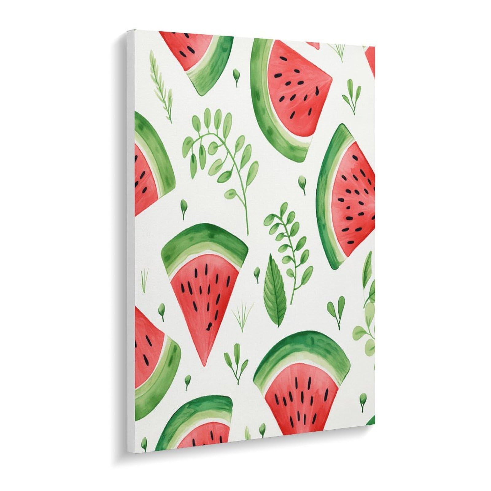 LPAGBCNU Malen-nach-Zahlen-Set mit Wassermelonen-Muster, für Erwachsene, Anfänger, Erwachsene, Malen nach Zahlen, Kits auf Leinwand, DIY-Acryl-Ölfarben, Malerei mit Pinseln für Geschenk