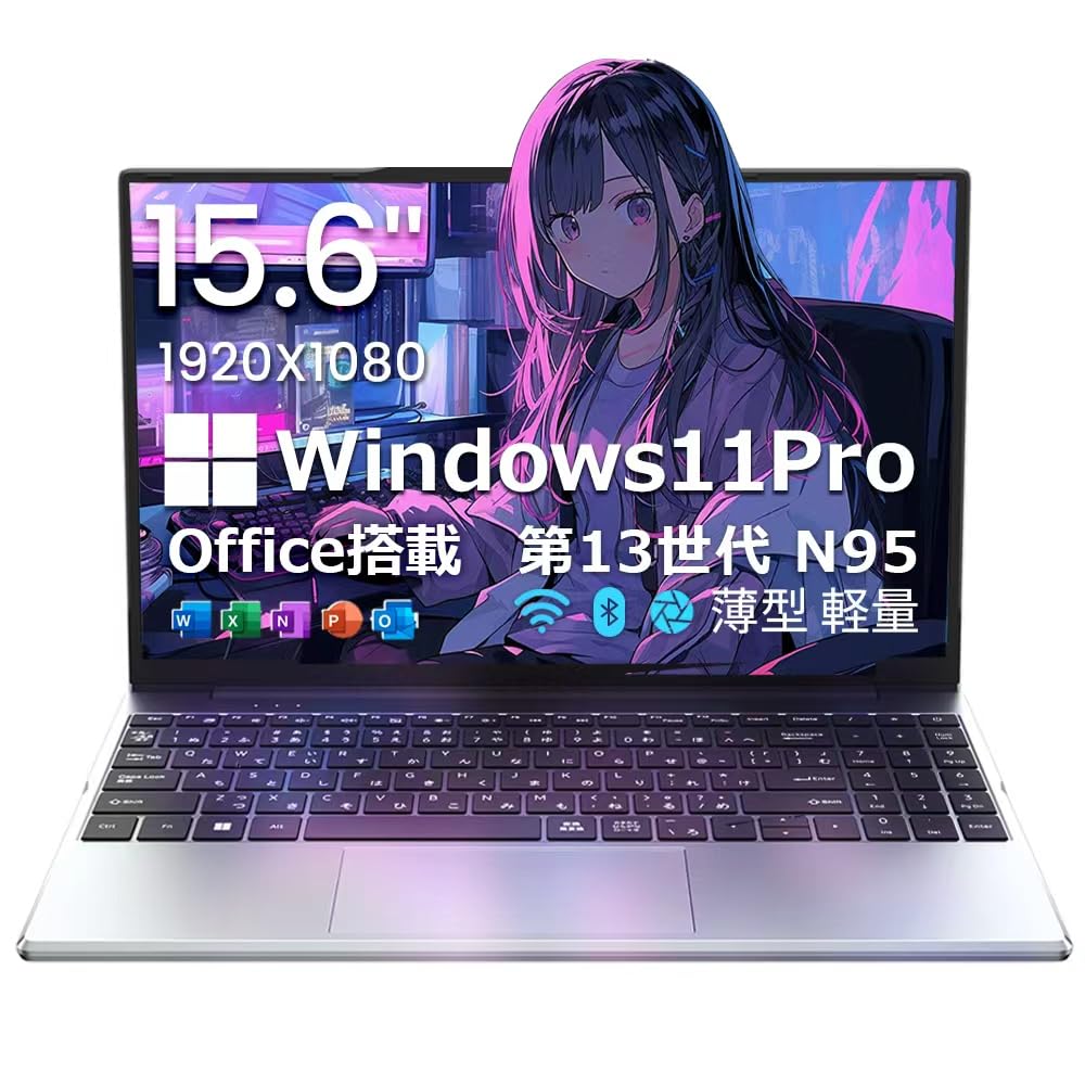 Amazon.co.jp: 【2025最新型】ノートパソコン パソコン 第13世代 15.6