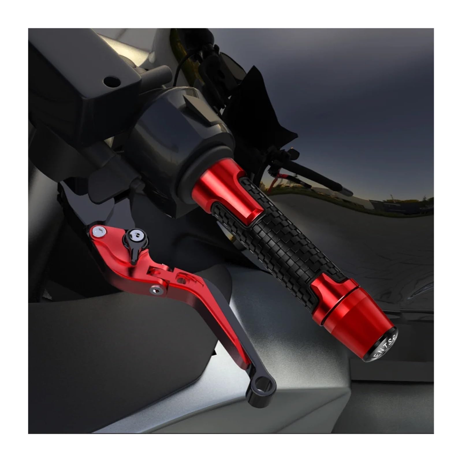 Motorrad Griffe FÜR YA&MAHA R125 YZF-R125 YZFR125 2014-2016 2017 2018 Lenker-Handgriff, Lenkerendkappe, 7/8 Zoll, 22 Mm, CNC-Motorradzubehör(14)