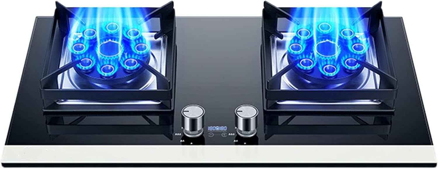 Estufa de Gas con 2 Puestos, Temporizador 180 Minutos, Protección de Apagado