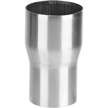 Exhaust Pipe Adapter Universal Stainless Steel Exhaust Pipe Connection Pipe Adapter Reducer Modified Part 63-76 mm default
