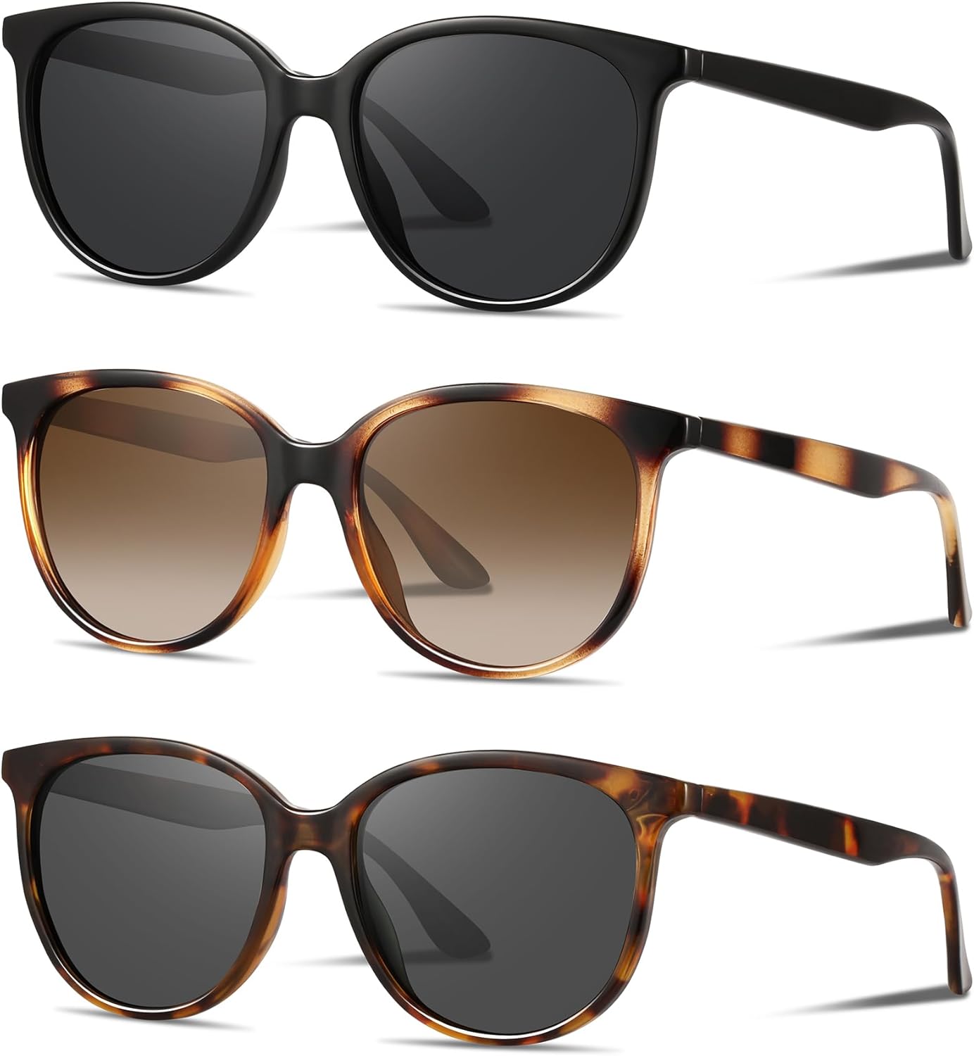 Retro Polarized Sunglasses for Women Men Classic Vintage Style Trendy Shade UV400 Protection Lens