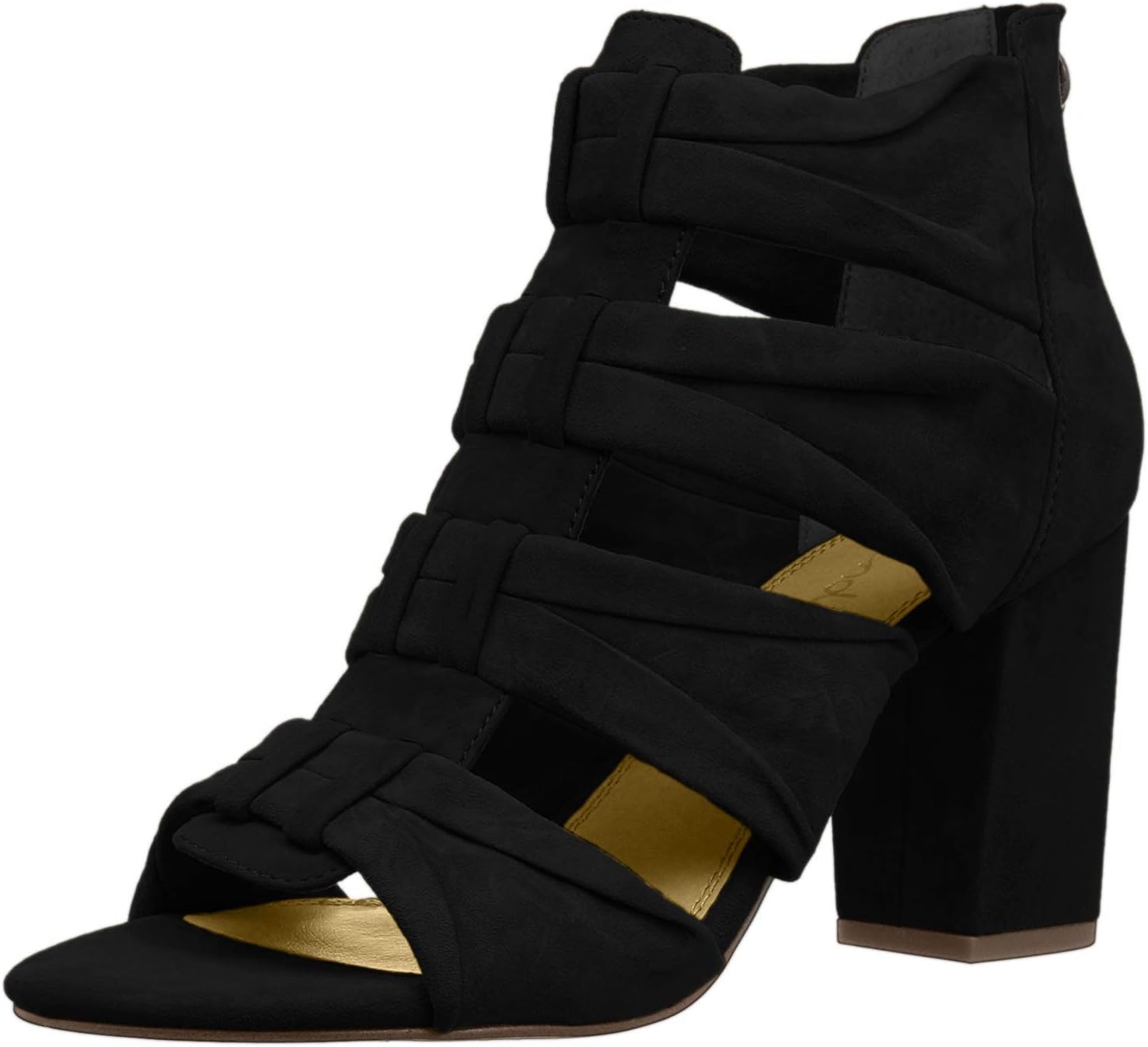 Splendid Women's Nando Heeled Sandal, Black, 6 M US