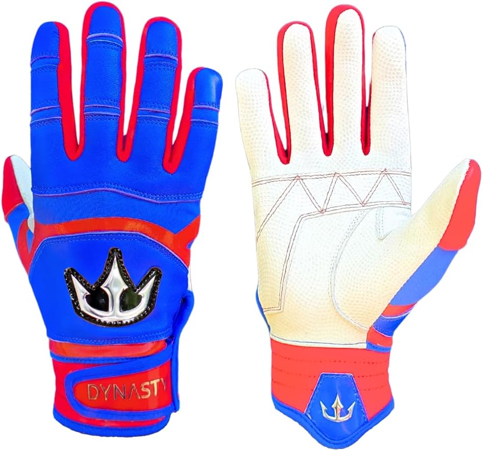 Lightning Series Batting Gloves - Premium Goat Skin Leather, Youth & Adult Sizes