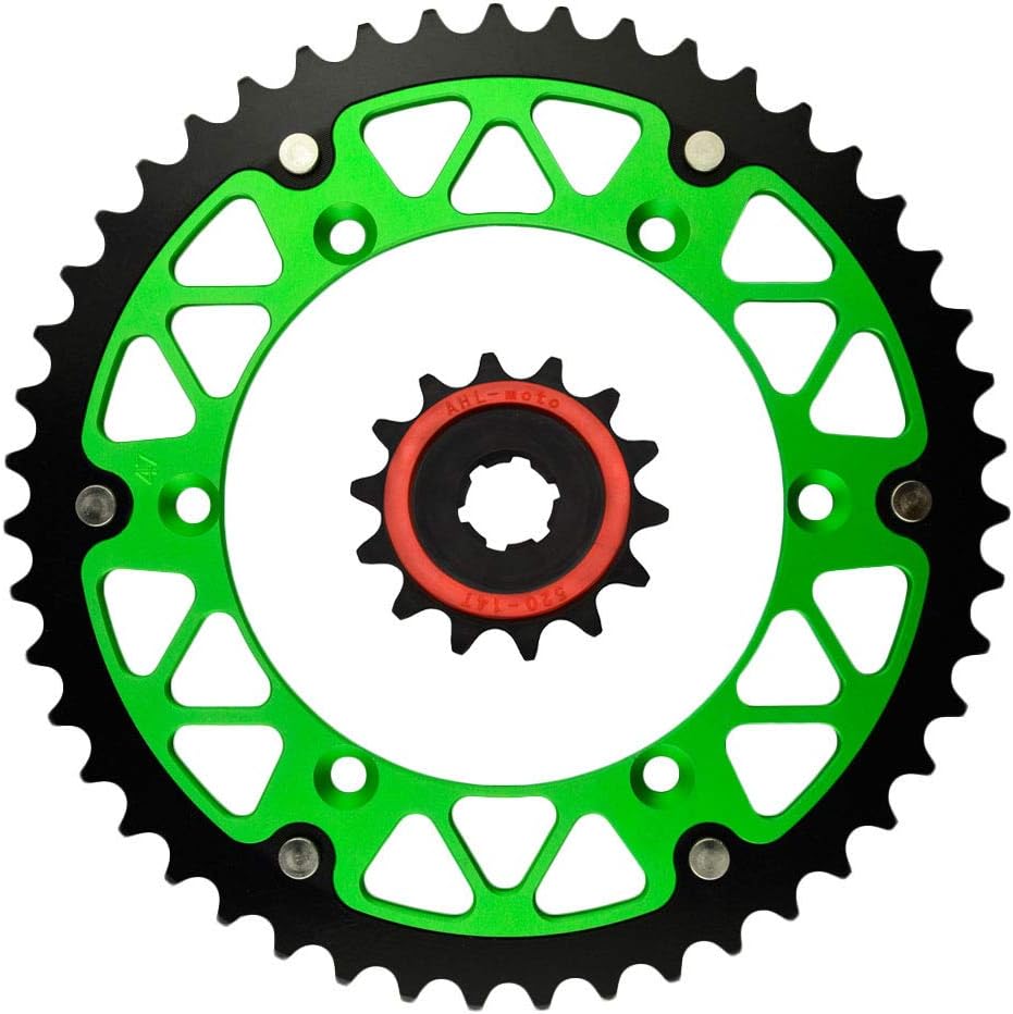 AHL Front & Rear Sprocket Kit for Kawasaki 250 KX250 1987-1998 (13T-52T)