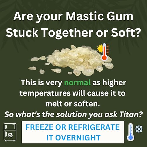 Miniatura 7 de Titans Jaw - 1 onza1.00 oz de lágrimas pequeñas de alta calidad para fuerza de mandíbula, mastiha griega, lágrimas de resina de Greco Chios