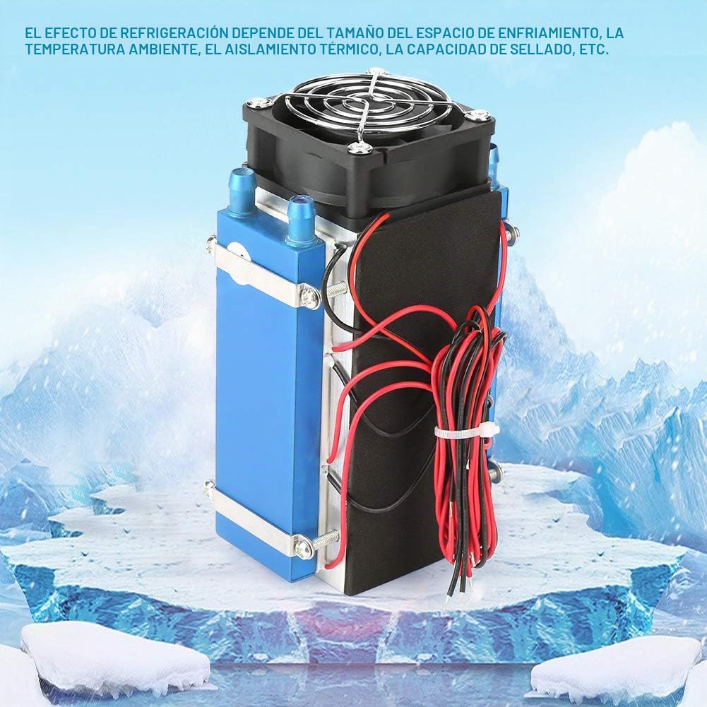 Enfriador Peltier Termoeléctrico 4/6 Chips para Refrigeración en Espacios Pequeños, Instalación Fácil, Ideal para Enfriar Agua