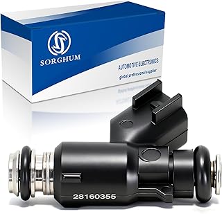 Sorghum Fuel Injector Compatible with 2011 2012 2013 2014 2015 2016 2017 2018 HiSun EFI UTV ATV 450 500 550 Massimo TSC MSU YS Cowboy Bennche Coleman Cub Cadet Tractor Replace#28160355 16400-004C-0000
