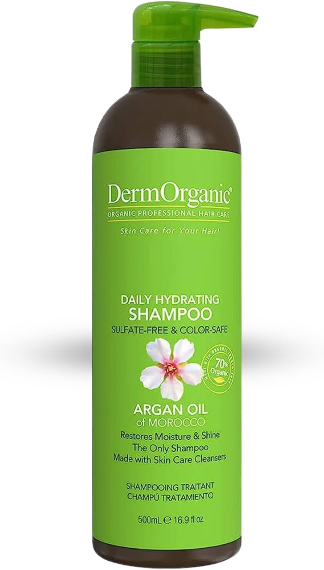 Argan Oil Daily Hydrating Hair Care-Sulfate Free & Color Safe-SHAMPOO 16.9 oz