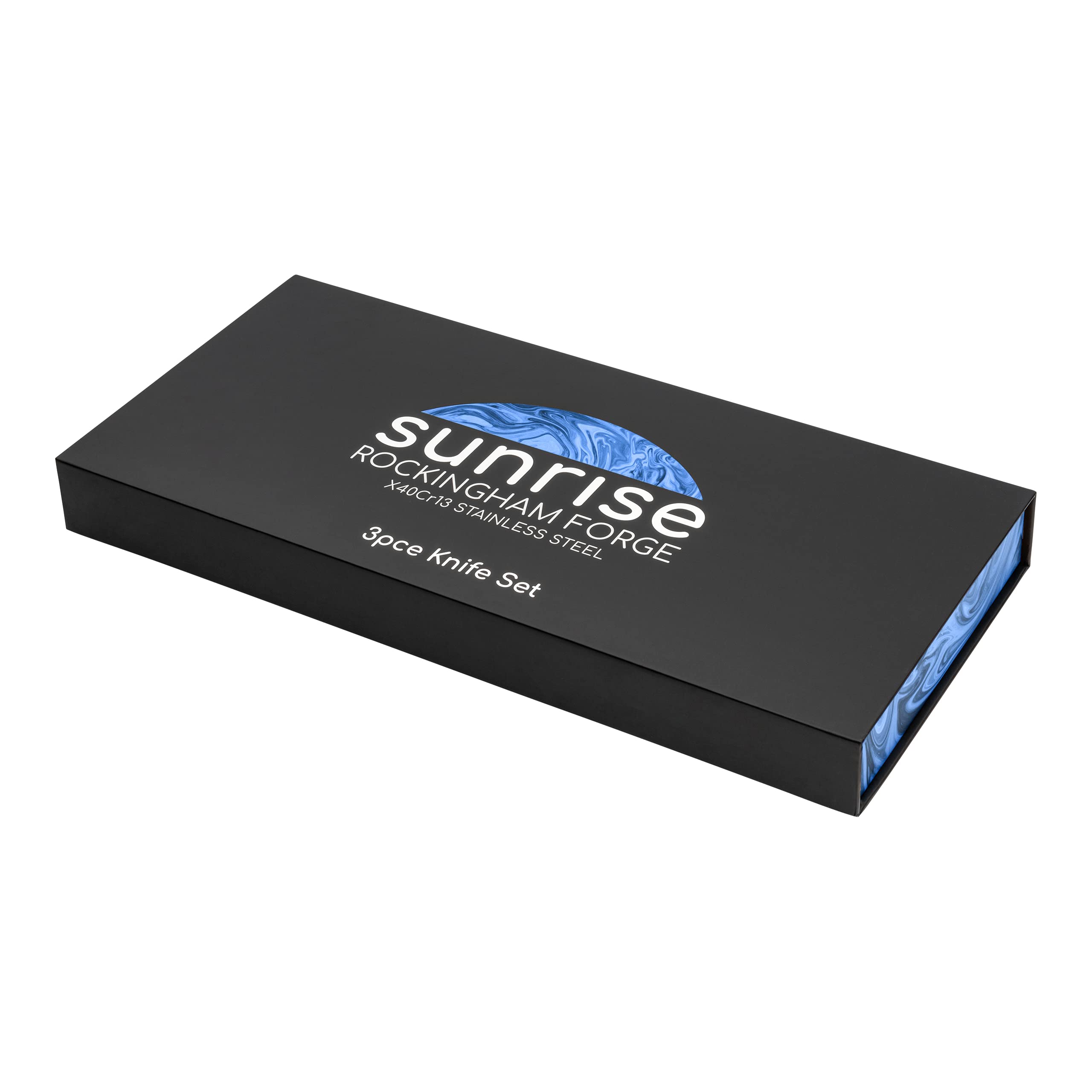 Rockingham Forge Sunrise Collection Sapphire saphirblau 3-Stück