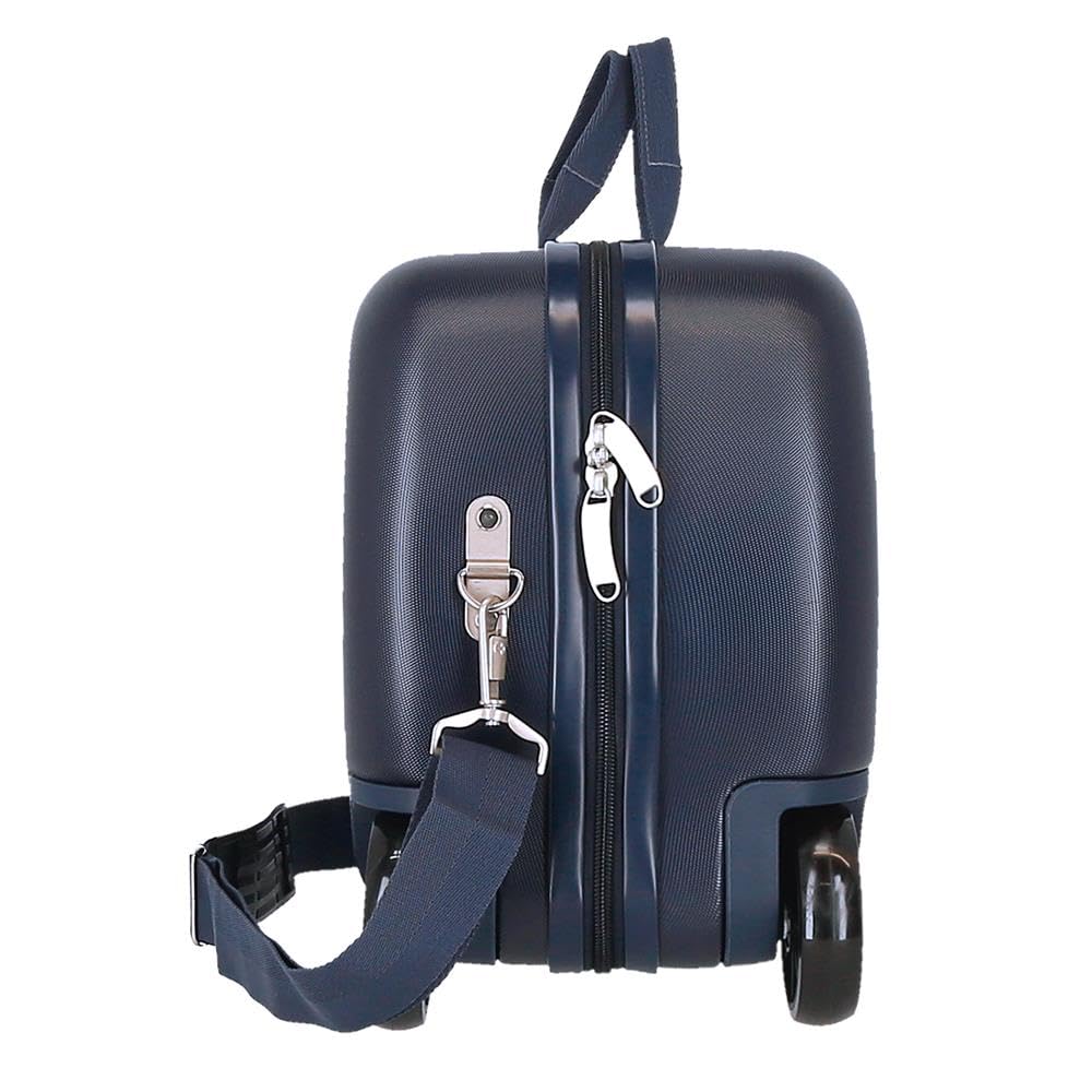 Disney Joumma Bags - Valigia per bambini realizzata in ABS, materiale rigido e leggero, ruote doppie, chiusura a combinazione laterale, motivo: Topolino Minnie e ro, Racing Crew, Talla única