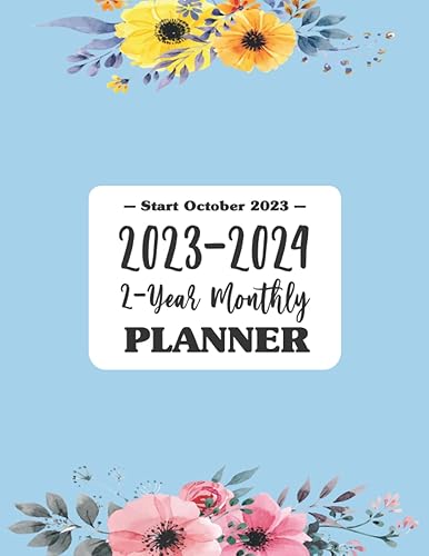 2023-2024 2-Year Monthly Planner Start October 2023 15 month Business planning and agenda schedule organizer Months plan with password list,