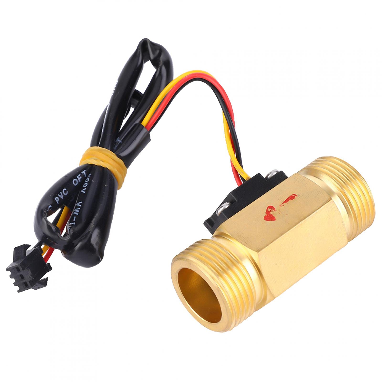 TenNuoDa Flow Meter,G3/4in Hall Effect Flow Rate Meter Male-Male Thread 1~30L/min Sensor Flow Rate Sensor Hall Sensor Water Flow Sensor Switch Hall Sensor Switch Meter