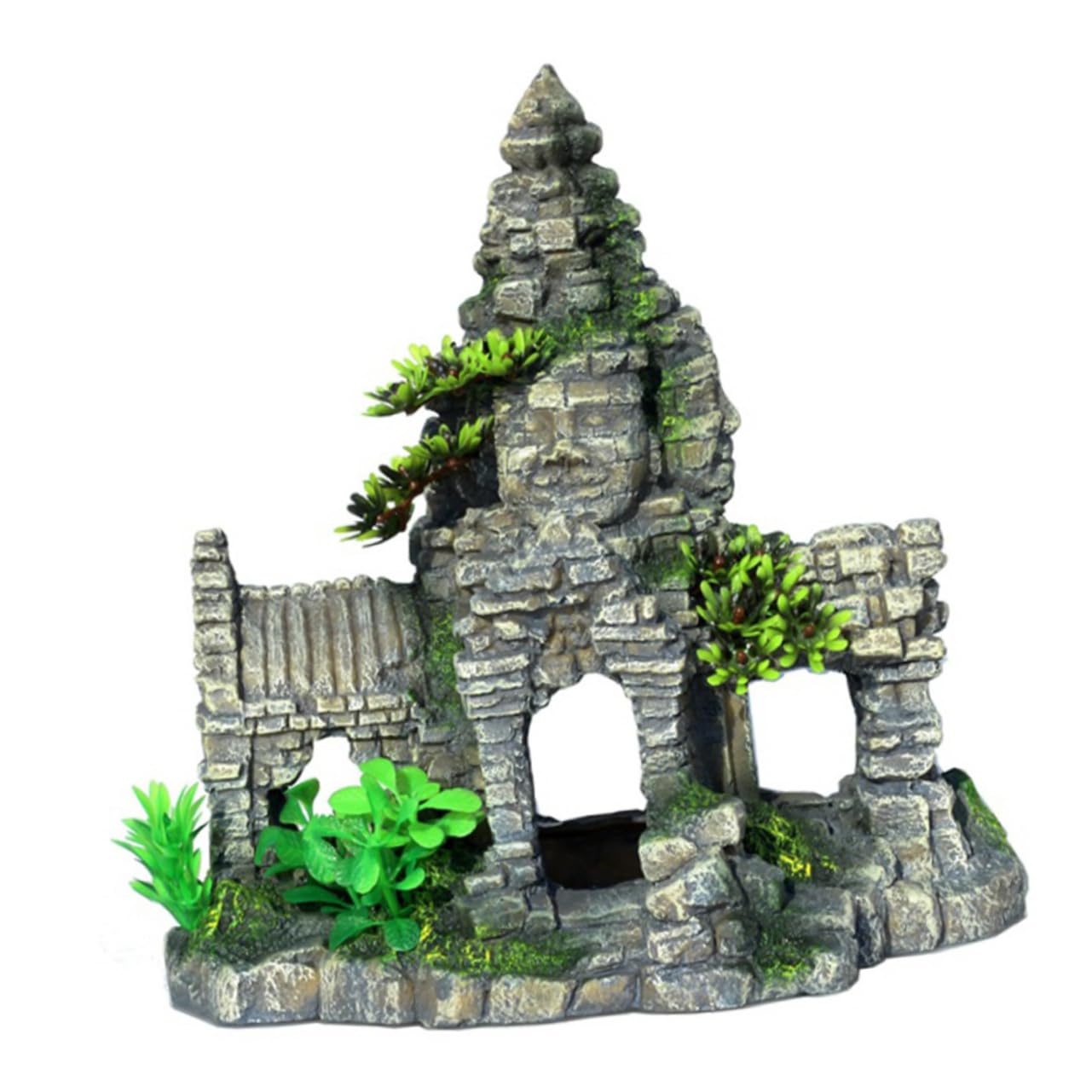 Décoration de Réservoir Aquatique Maison pour Poissons Crevettes Ornement Forme pour Aquarium
