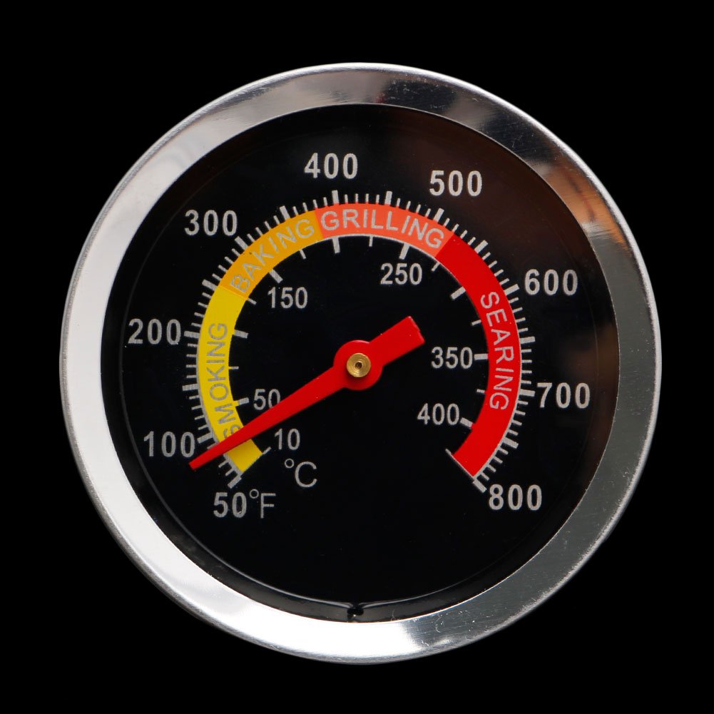 Stainless Steel Barbecue BBQ Smoker Grill Thermometer Temperature Gauge 10-400?
