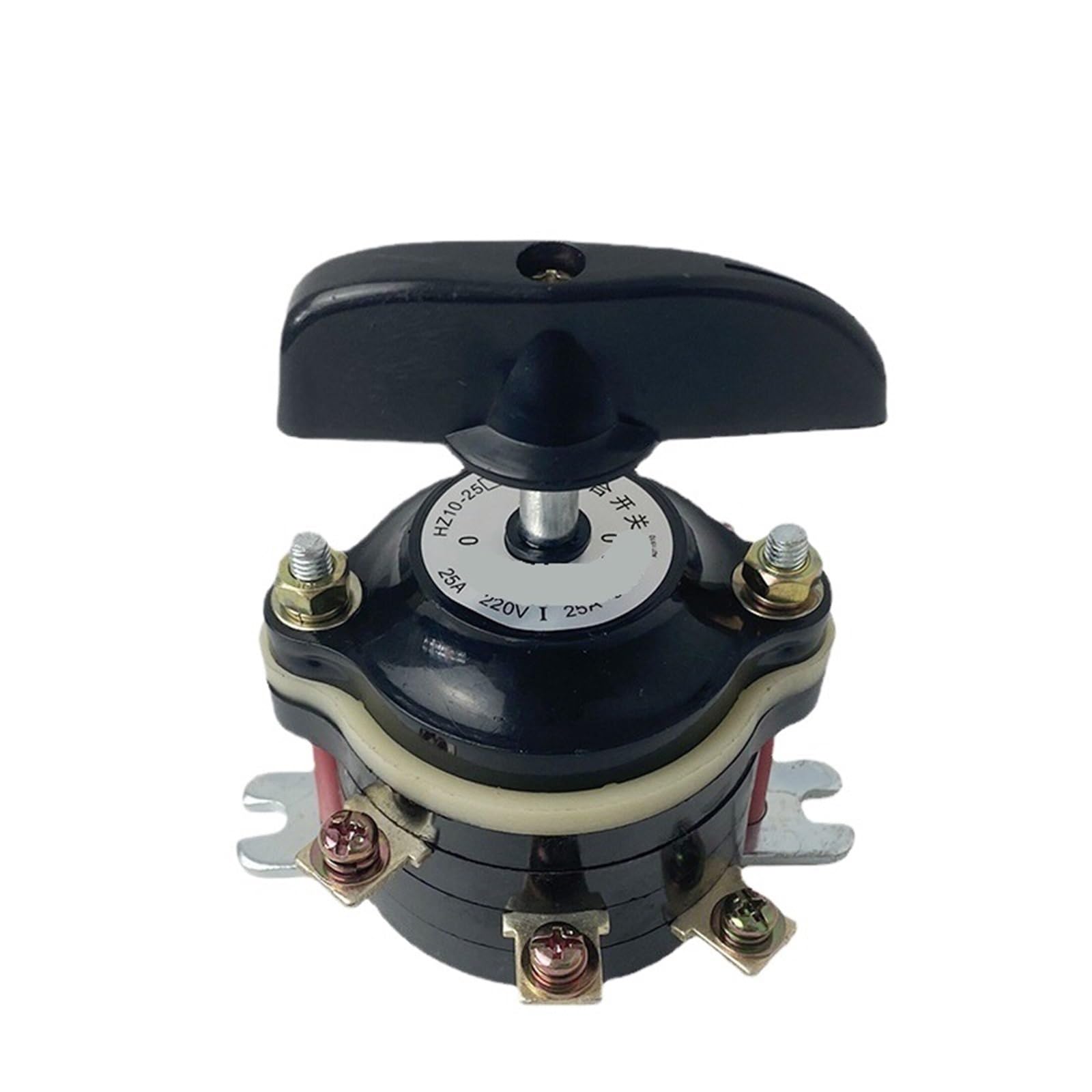 Interruptor de leva rotativa de 6 pines HZ10-25/3 para redes trifásicas 25A 5