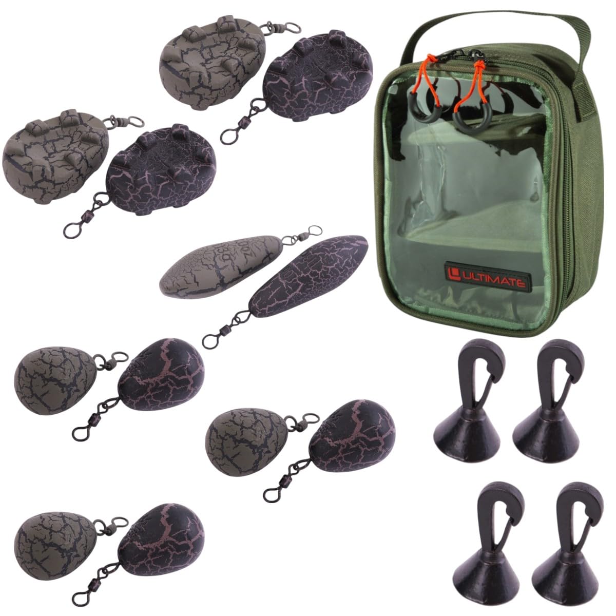 Set De Plombs Carpe Ultimate (17 Pièces) - Plombs Dérivation