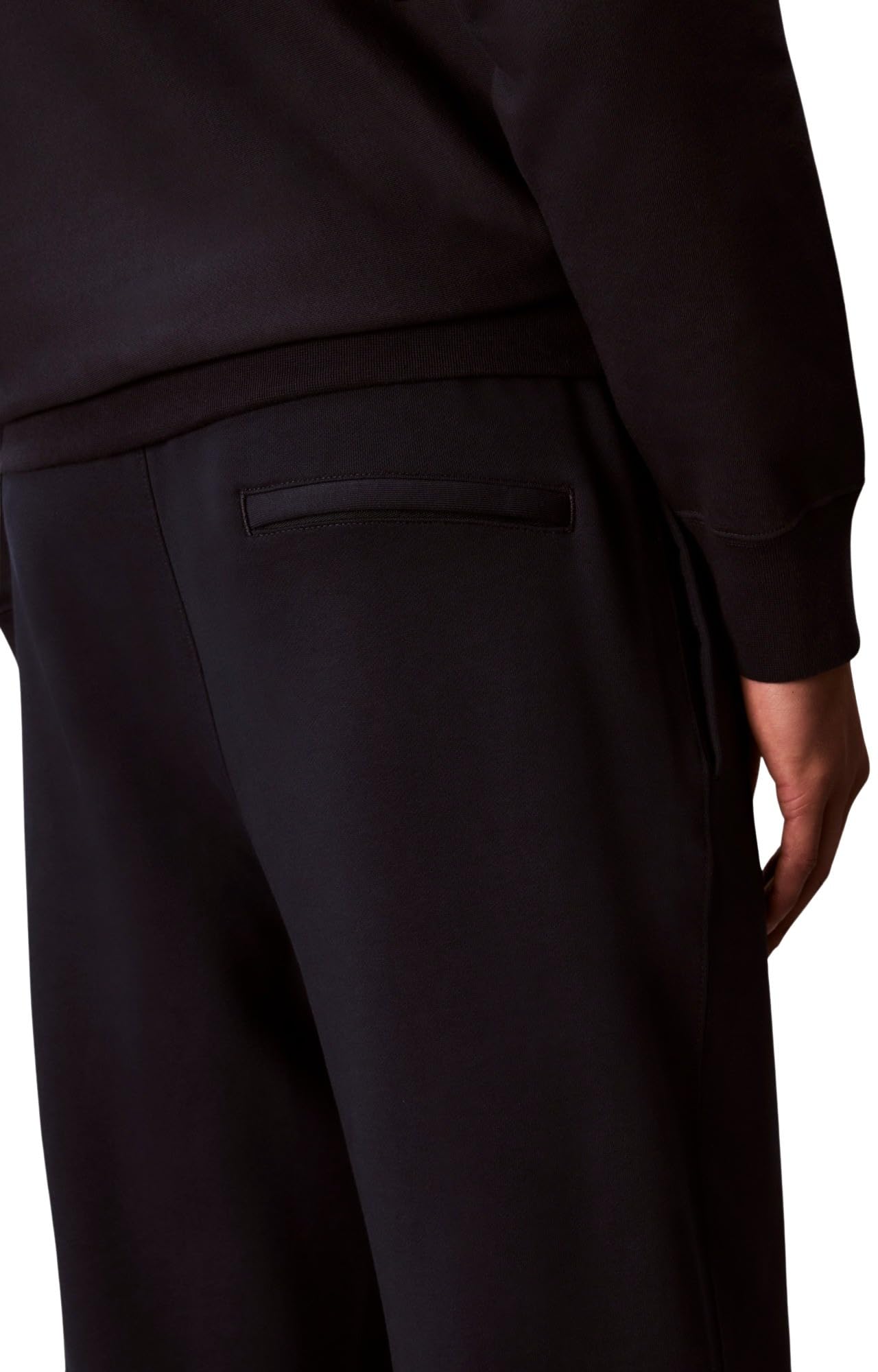 Calvin Klein Pantalón de chándal Hombre Terry Monogram con Bolsillo Trasero, Azul (Dark Sapphire), L