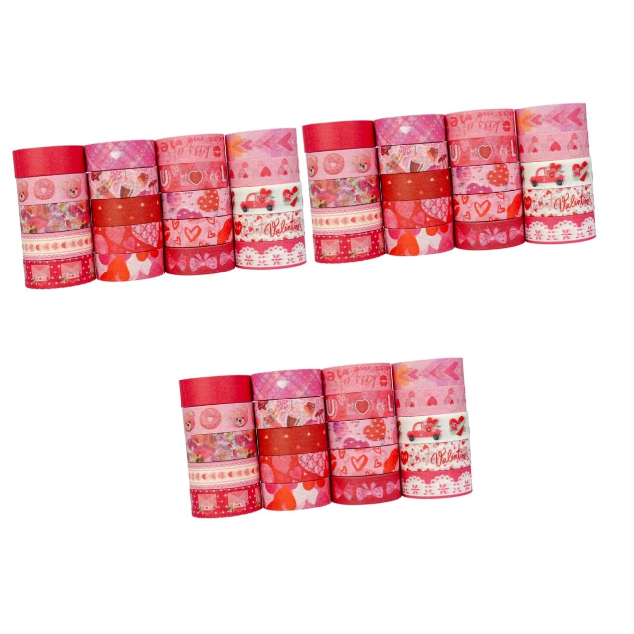 NUOBESTY 60rouleaux Ruban Adhésif Décoratif Washi Tapes Pour Scrapbooking Et Journaling Motifs Adorables Et Autocollants Pratiques Pour Écrire Des Lettres Et Emballer