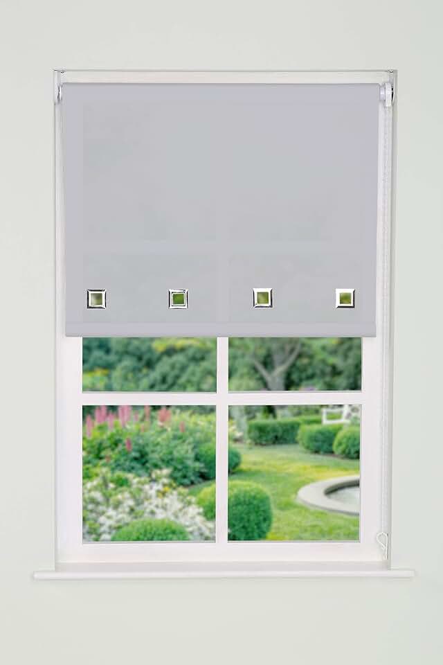 Amazon.co.uk: light grey blinds
