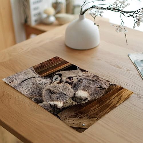 Miniatura 10 de Juego de 4 manteles individuales Calabozos con alas de dragón en grabado monstruo bosquejo antideslizante para mesa de comedor y cocina