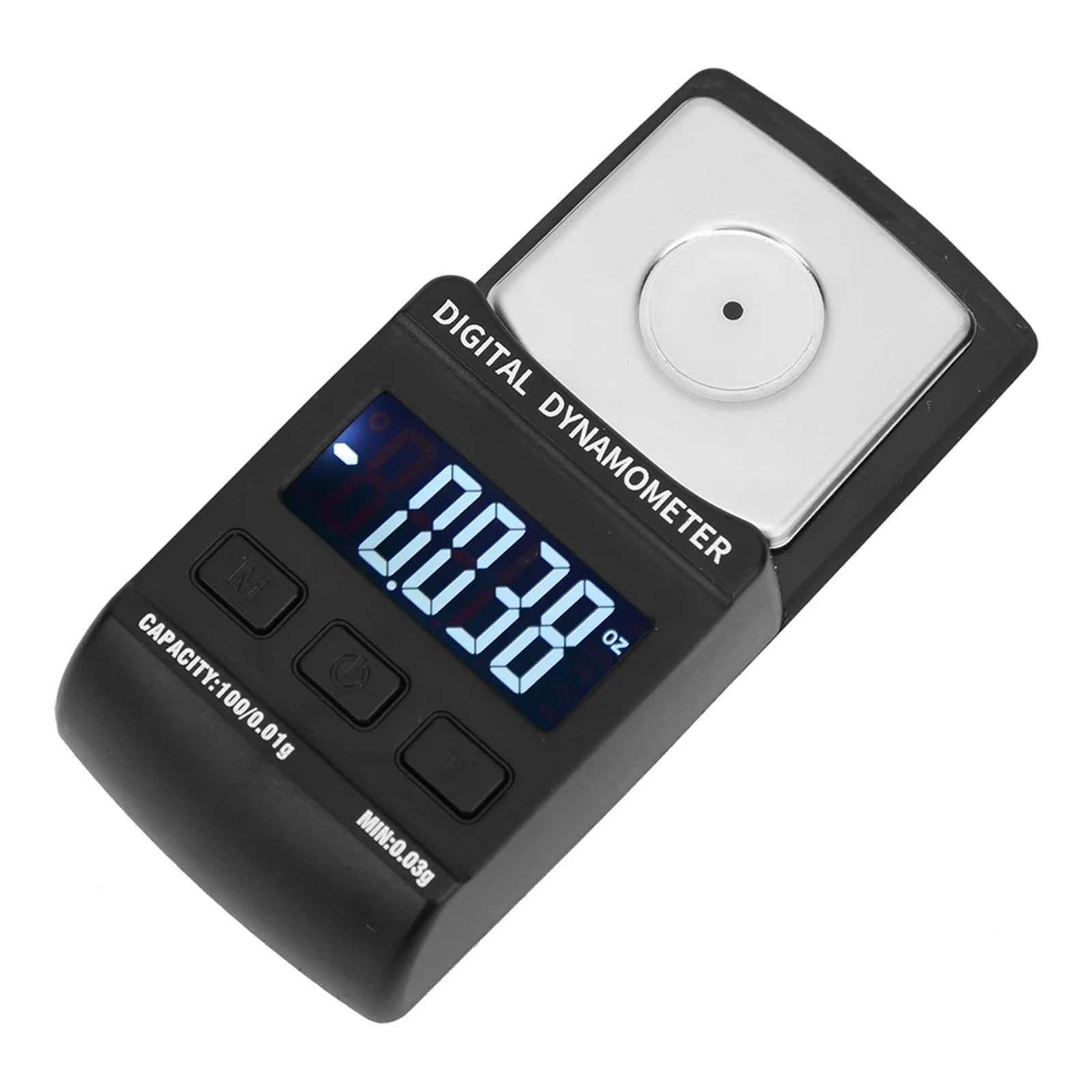 Force Gauge, 100g/0.01g Digital Turntable LCD Stylus Force Gauge Needle Pressure Gauge Meter Scale