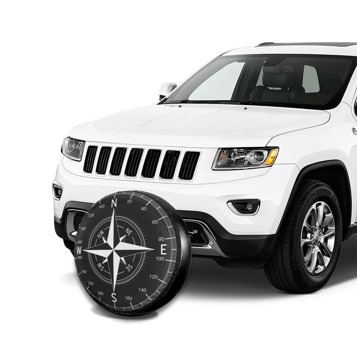 Copertura Ruota Di Scorta Universale YISAMSON "Orgoglioso Americano" - Protezione Camper SUV 15 Pollici