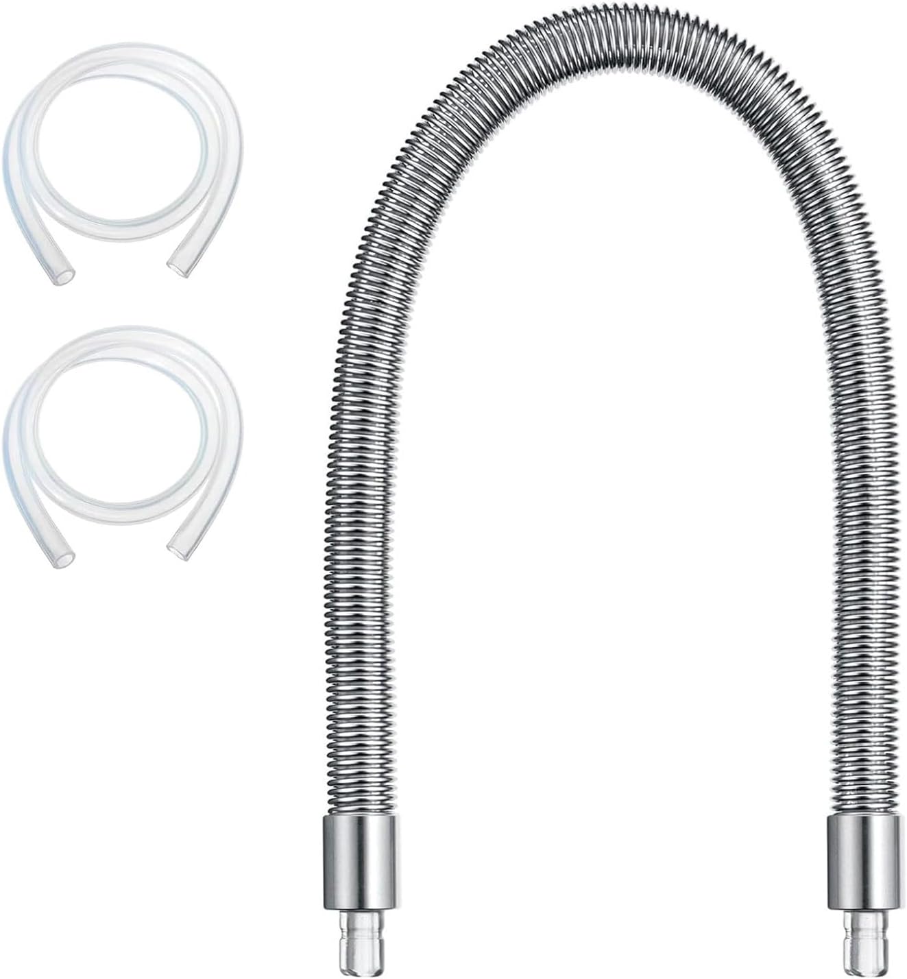 Automatic Coffee Machine Milk Foam Tube Stainless Steel Milk Hose with HP1/HP3 Adapter Coffee Machine Accessories Stainless Steel Milk Hose