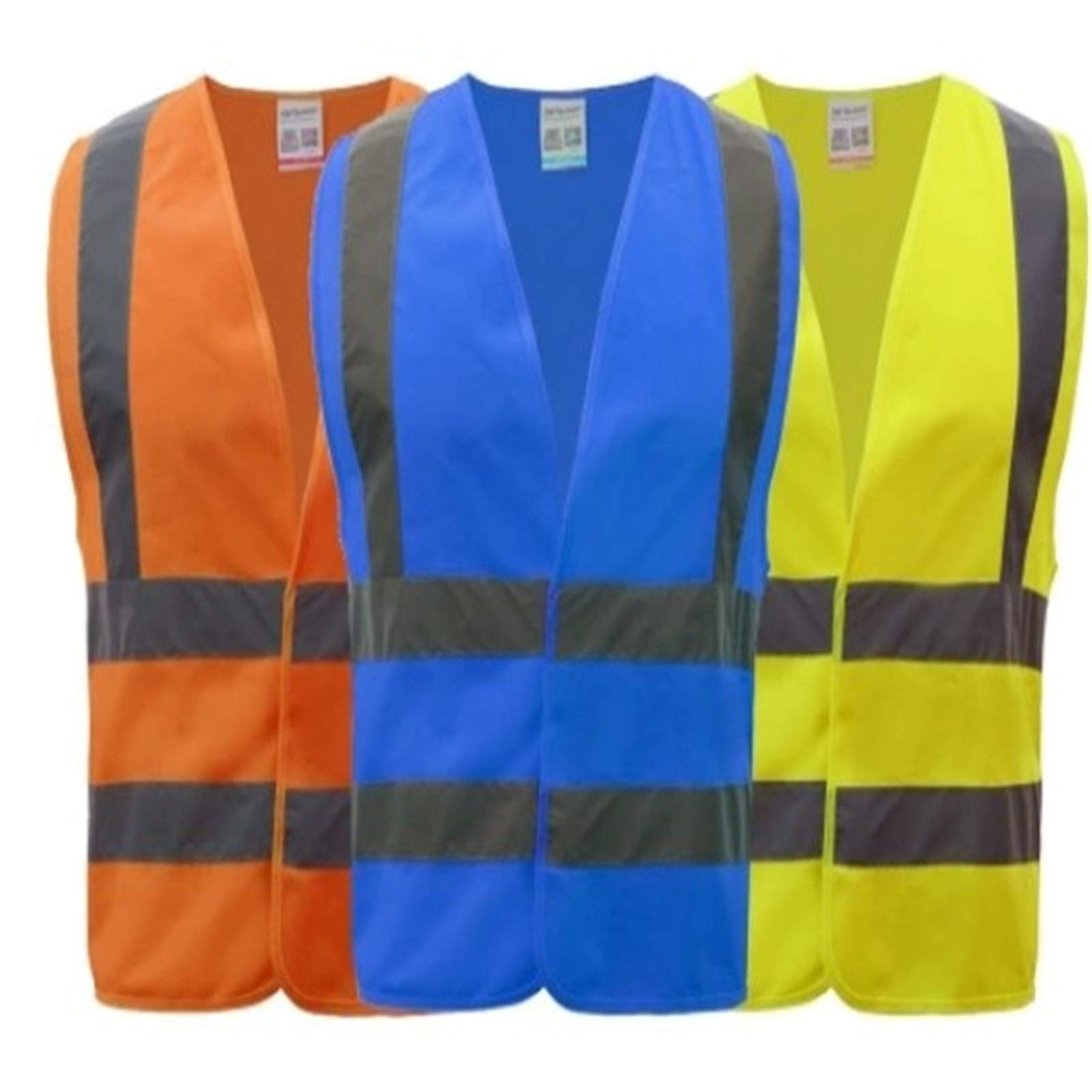 Gilets de Sécurité Gilet de sécurité réfléchissant haute visibilité Vêtements travail pour les Travaux de Construction en Extérieur