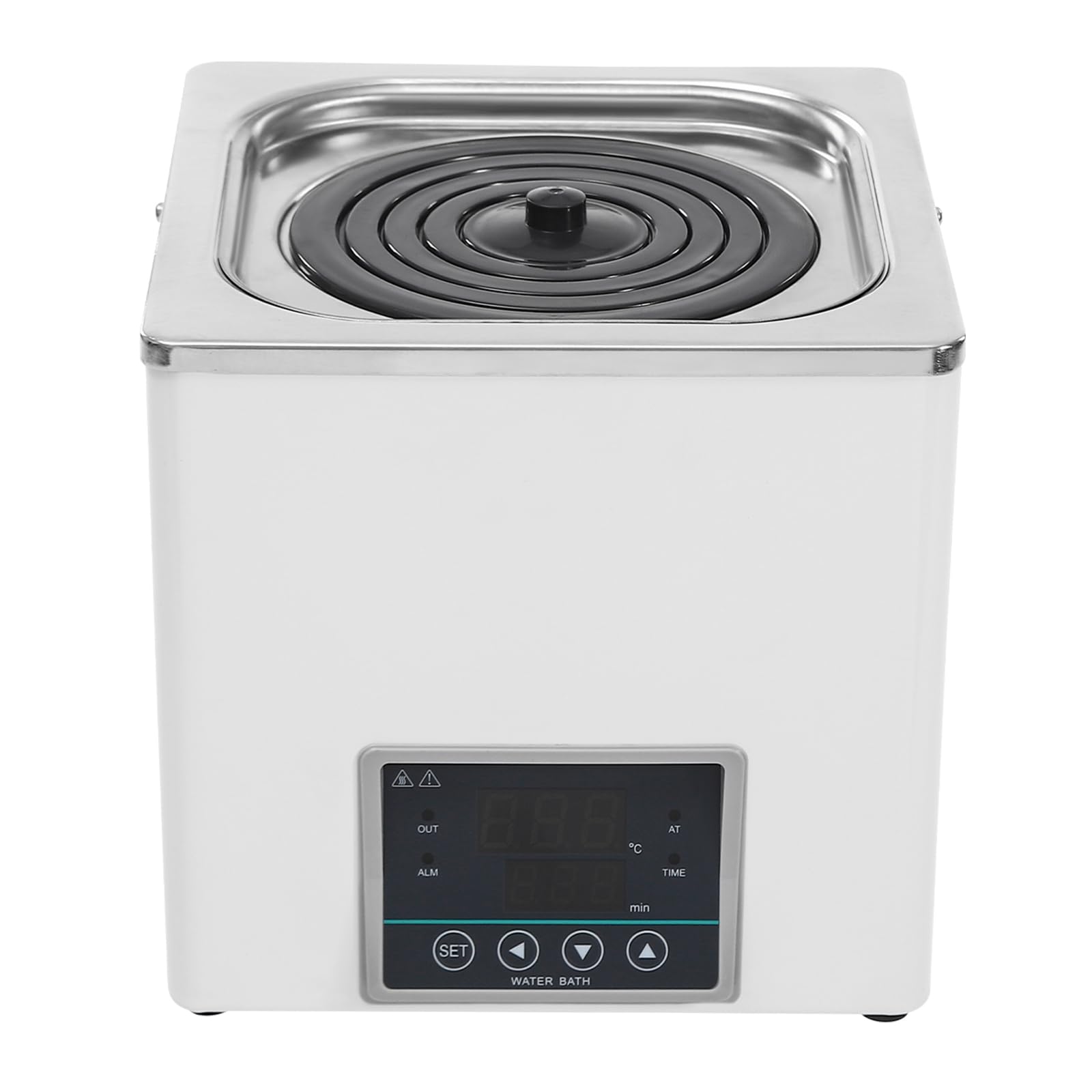 Chauffage de bain-marie thermostatique numérique thermostatique avec écran LED 0-999 min 0-100 ℃ Chauffage de bain-marie numérique pour essais en laboratoire