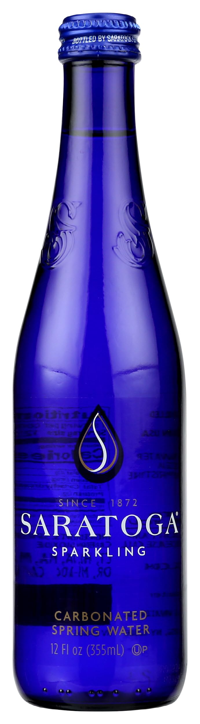 SARATOGA INTERNATIONAL Spring Water, 12 FZ