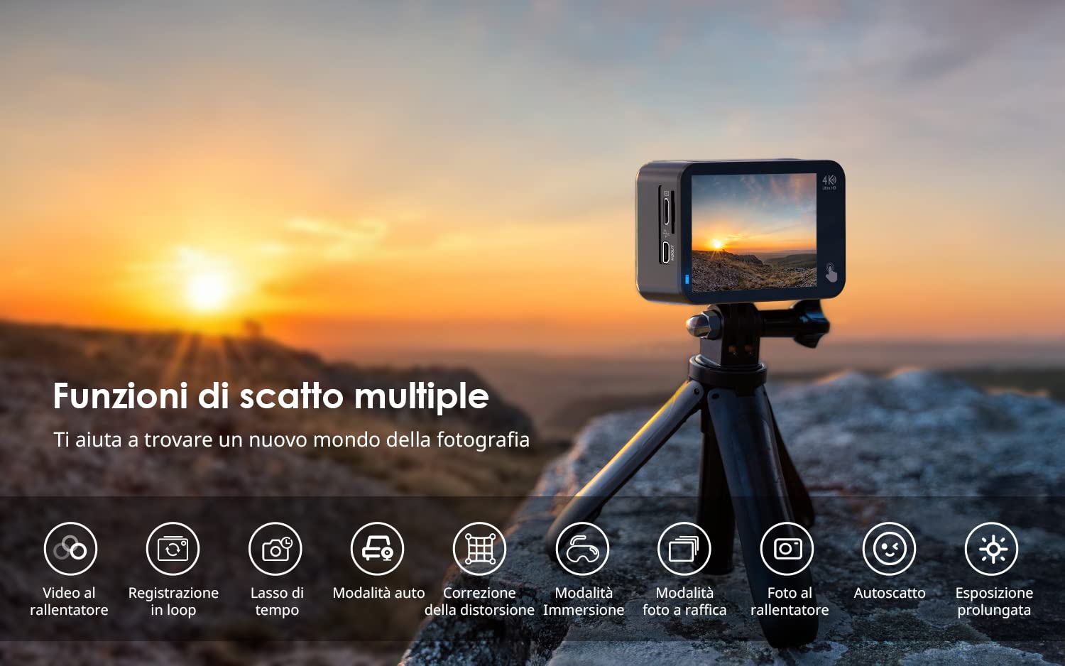 【新品未使用】アクションカメラ　COOAU 最新版4K/60fps Amazon | 「COOAU 4K/60fps」アクションカメラ 真 4K 60fps 20MP 2