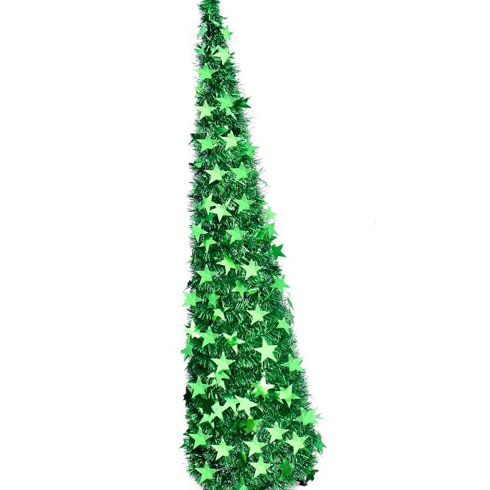 Arbre de Noël en PVC vert décoratif pour vitrine d'hôtel et bureau