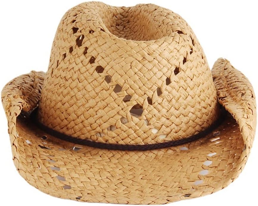 Men's and Women's Curly Hat Spring and Travel Outdoor Sun Hat Western Cowboy Hat