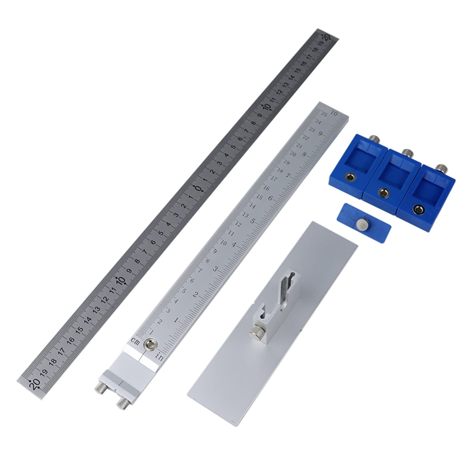 Okucia do szafek Jig wiertło naprowadzające tuleja dziurkacza lokalizator Jig Set wiercenie w drewnie otwór na kołki drzwi meble pozycja szuflady narzędzia(Aluminum alloy)
