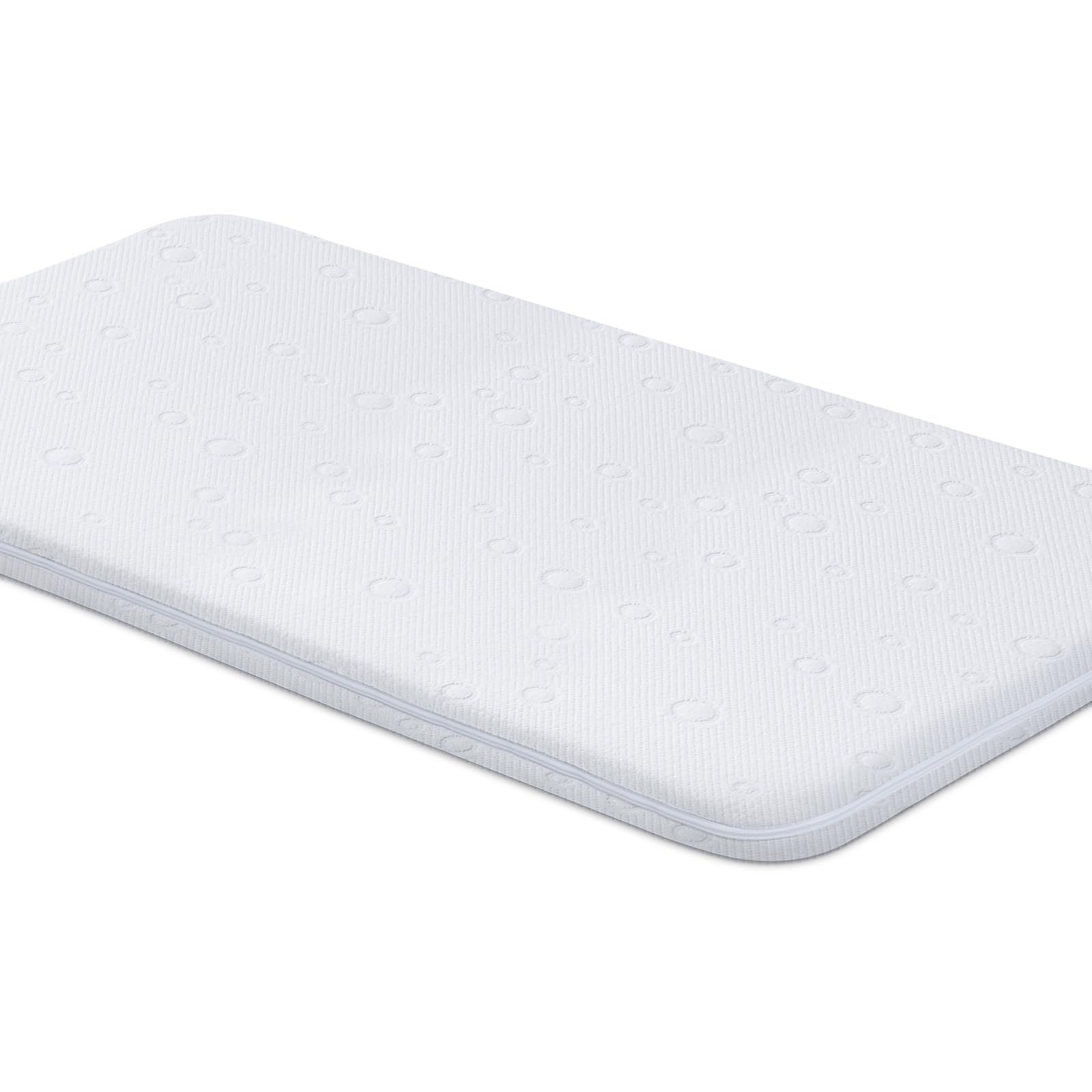 Amzreine Baby Bassinet Mattress Pad, 47" x 23.6" x 2" Dual Sided Gel Memory Foam Mattress with Breathable Removable Soft Cover Fit for ADOVEL/BabyBond