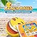 Kangaroo 12-Pack Emoji Beach Balls Bulk, Unique Emoji Designs Inflatable Balls for Kids & Adults, Ideal for Pool Parties, Beach Games & Summer Fun, 12 Inches Diameter Smiley face Beach Ball