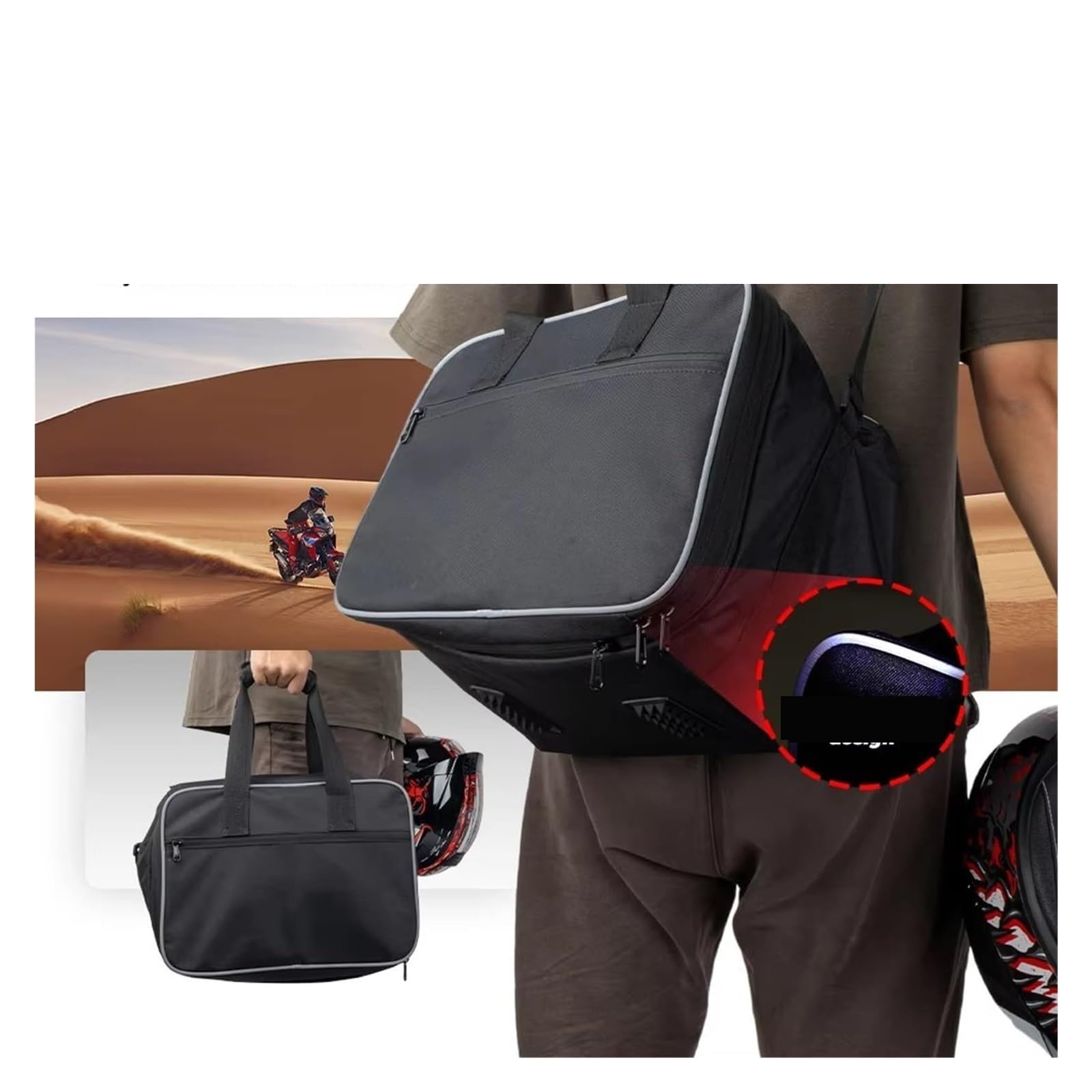 Moto Paraurti Borsa per BMW per R1300GS per LC per Adventure per ADV 2024 per Vario Borse Interne per Moto da Sella Valigie Bagagli(3pcs Bags)