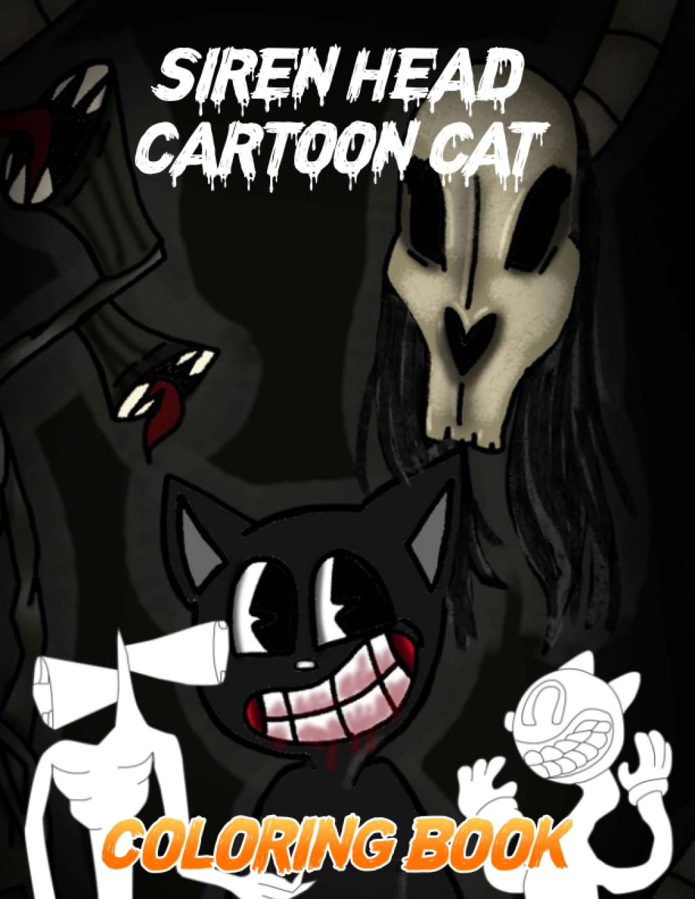 Buy Siren Head Vs Cartoon Cat Coloring Book Coloring Book Siren Head