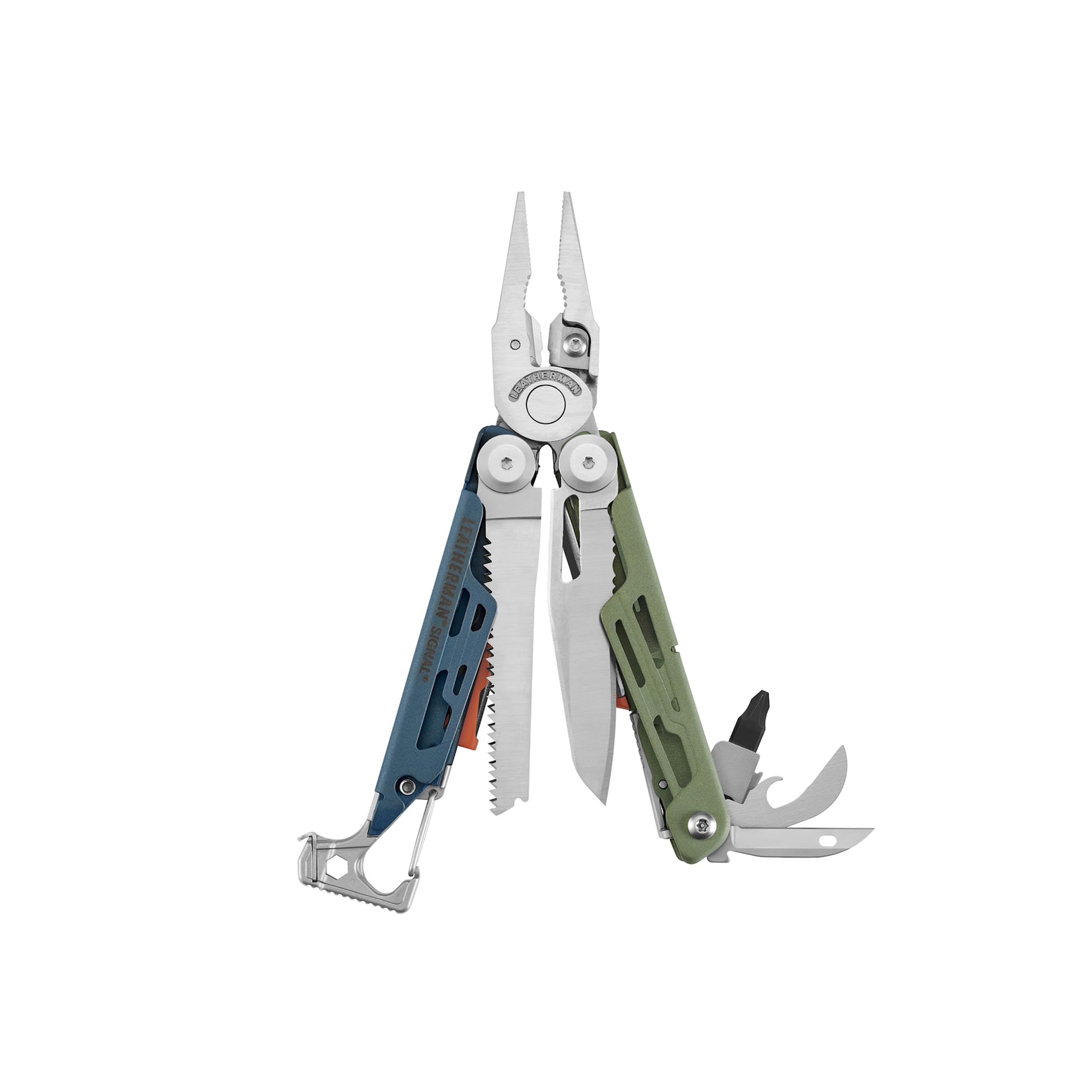 Leatherman Signal Multi-Tool - 19 Tools for Camping & Survival, Tundrascape