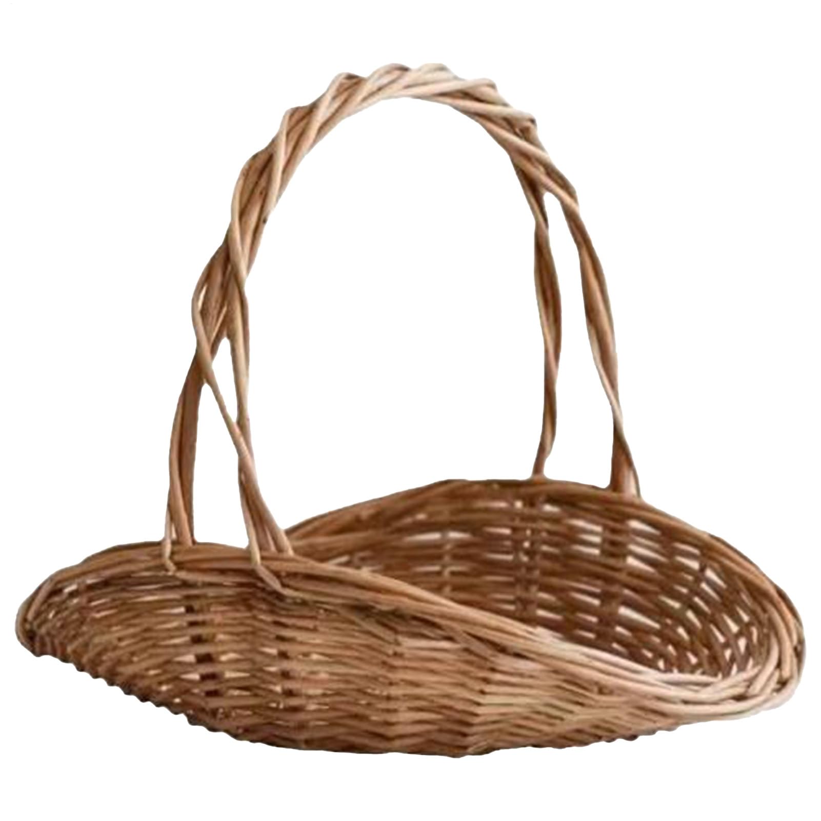 Cesti per Verdure da Cucina Cesto in Intrecciato con Manico | Cucina Portaoggetti Grande, Decorazioni per la Casa per Picnic Feste e Matrimoni