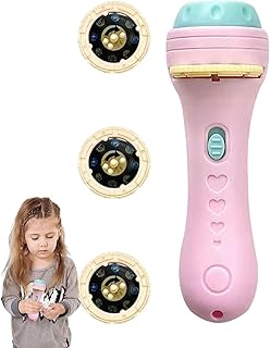 Lanterna Projetor Infantil - projeção tocha projetor slides | Brinquedo educacional aprendizado cognitivo para meninos e meninas Guanglu