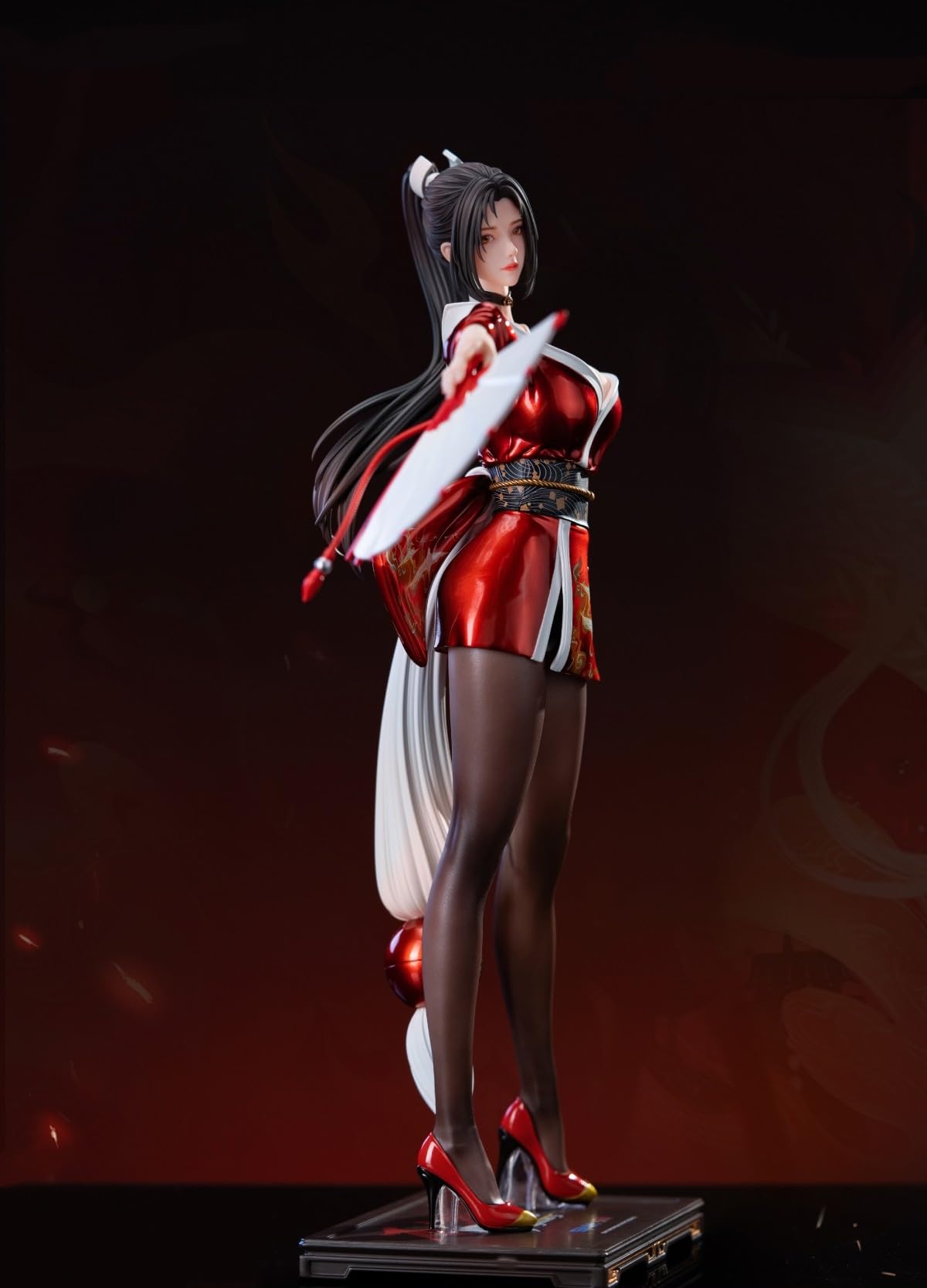 ★未使用 SNK 不知火舞 艶姿 1/4 完成品フィギュア Amazon | 『THE KING OF FIGHTERS 不知火舞 周年Ver.』1/4スケール