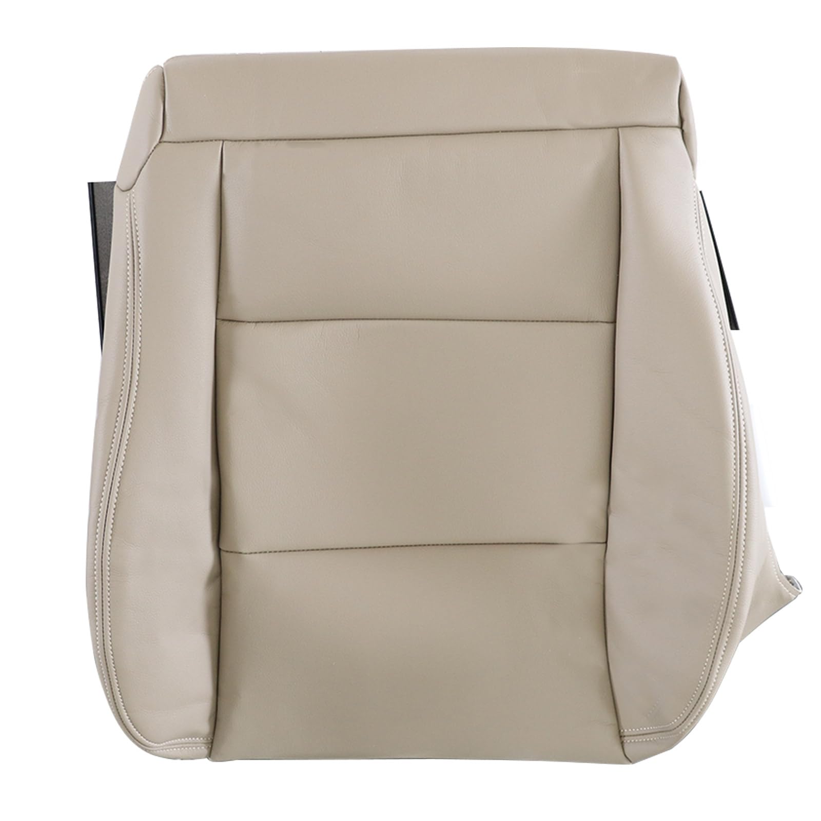 GXARTS Driver Side Bottom Replacement Leather Seat Cover Ivory Tan Compatible with Toyota Land Cruiser 1998 1999 2000 2001 2002 2003 2004 2005 2006 2007