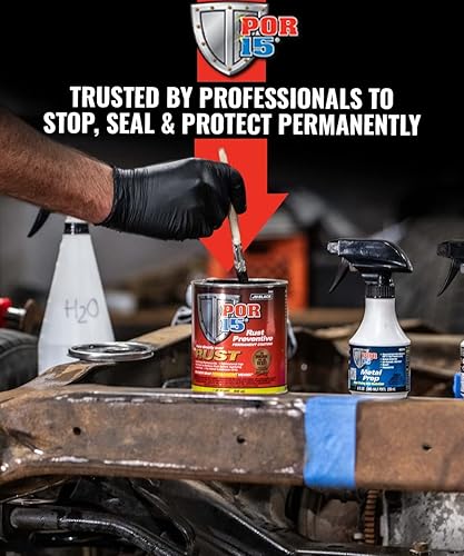 Miniatura 6 de POR-15 Paquete de seis revestimientos preventivos contra la oxidación, detiene el óxido y la corrosión permanentemente, barrera protectora