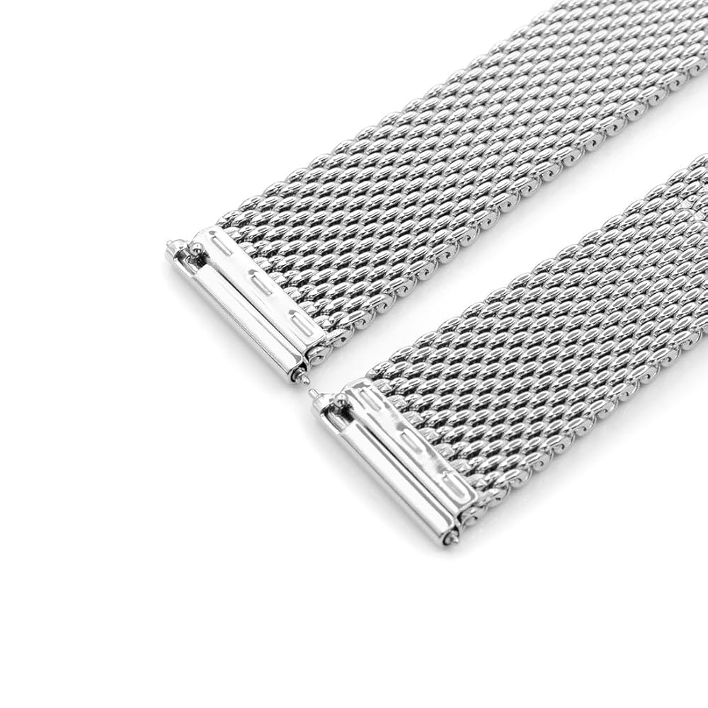 20mm タイコノート MiLTAT メッシュベルト　ミラネーゼ 20mm MiLTAT 時計ベルト ミラネーゼメッシュバンド テーパード