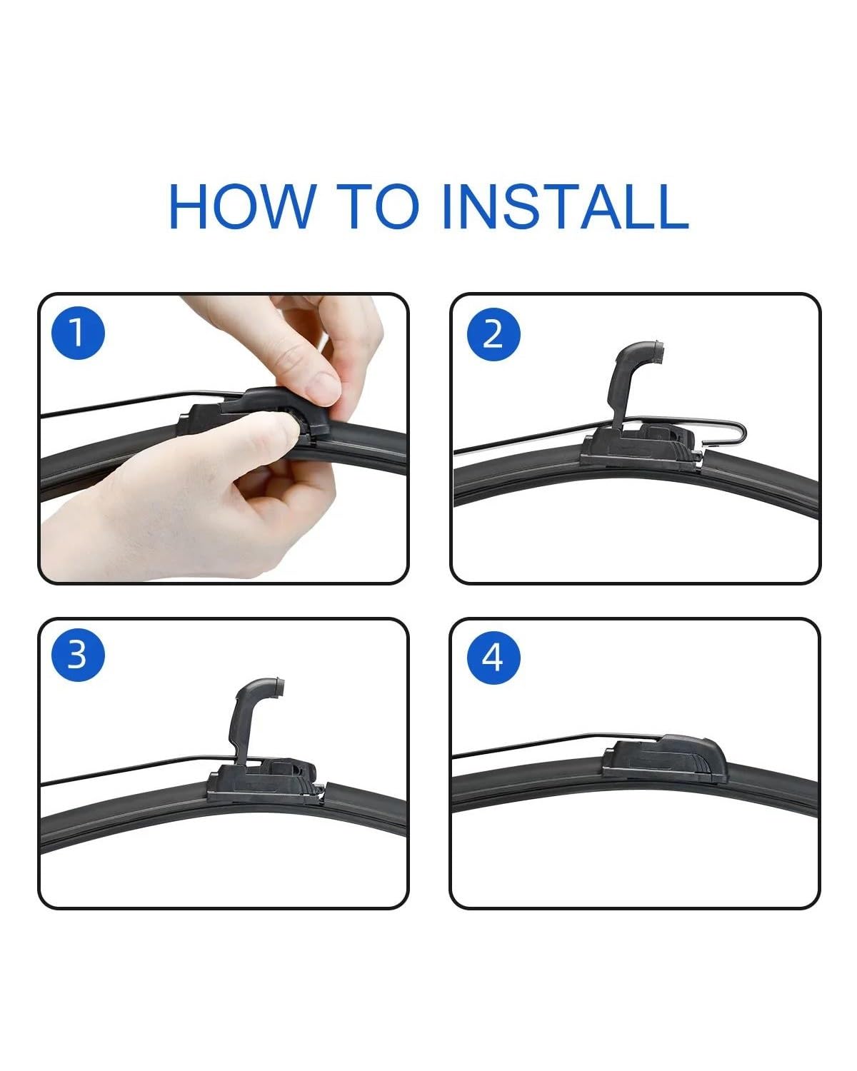Kit Tergicristalli 3-in-1 Compatibile con Fiat Punto 188 (1999-2005) | Anteriore 22"+18" + Posteriore 14" | Silenzioso