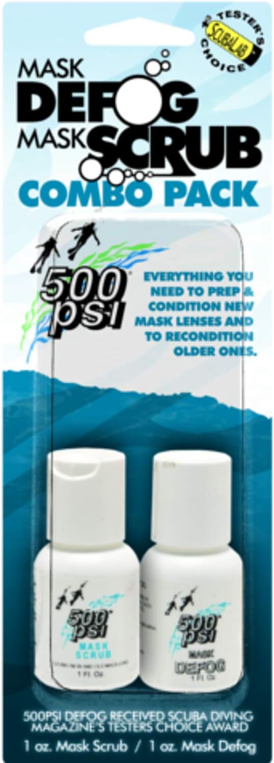 500 PSI DEFOG/MASK SCRUB PACK : Sports & Outdoors