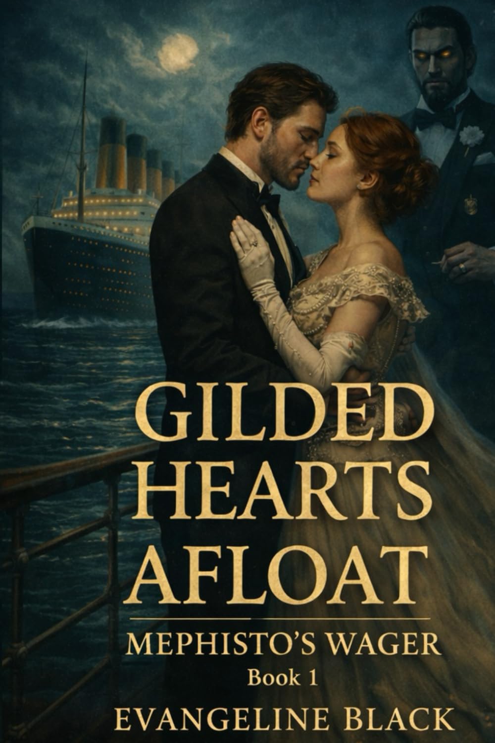 Gilded Hearts Afloat: A Devil’s-Bargain Titanic Romance: 1 (Mephisto's Wager: A Paranormal Deal-with-the-Devil Romance Series)